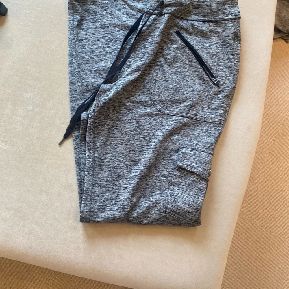 Black and White Tweed Casual Joggers - Picture 1 of 7